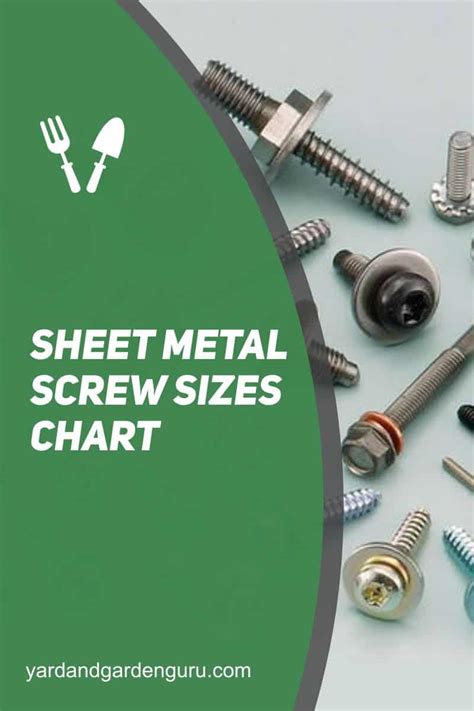 sheet metal screw strength|metal screw sizes chart.